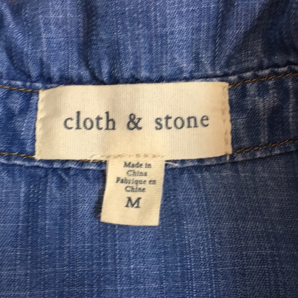Cloth & Stone Anthropologie denim top - Picture 3 of 5